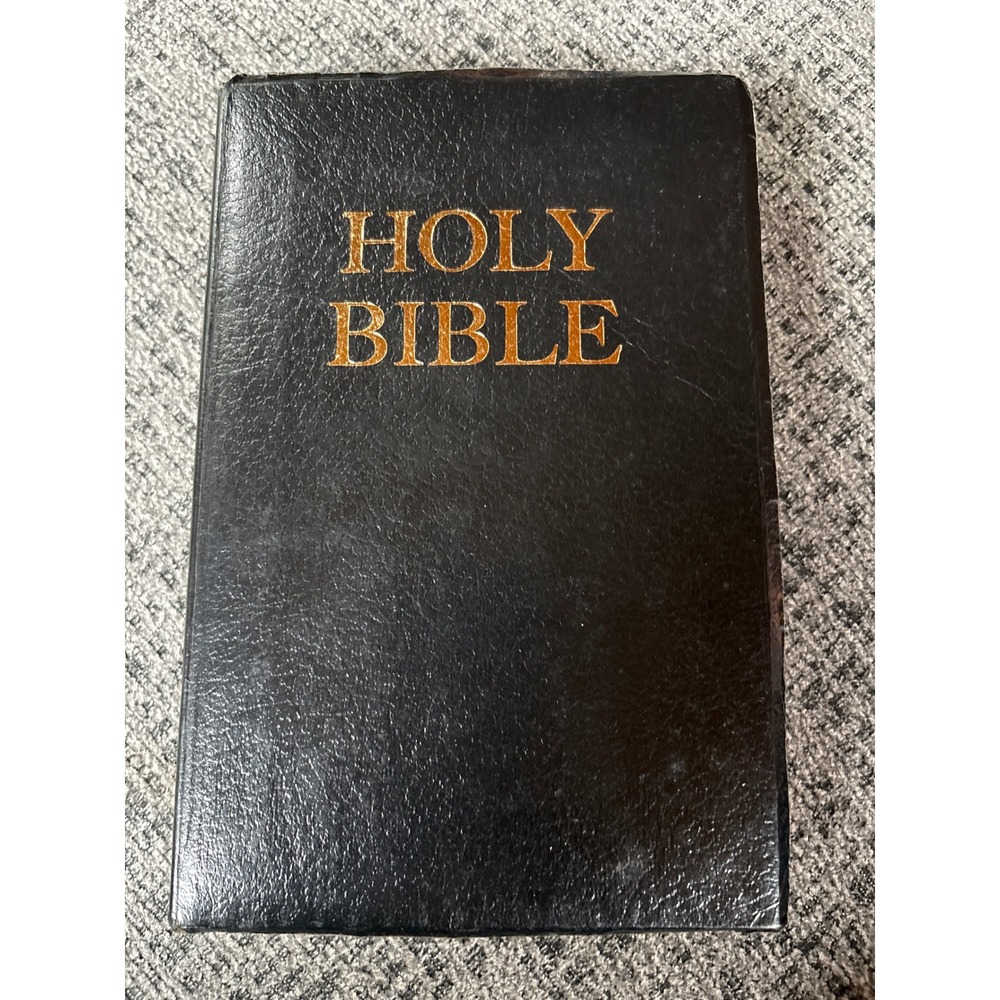 Barbour Publishing KJV Holy Bible Red Letter Edition Black Faux Leather 2006